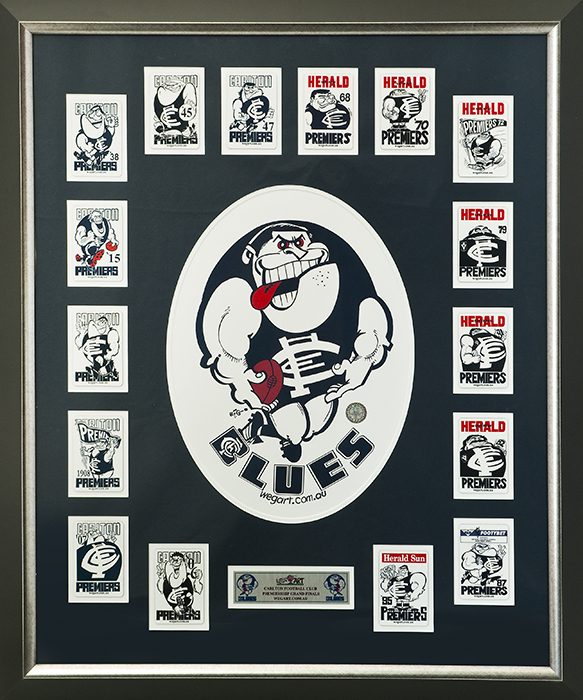 Carlton Footy Frame